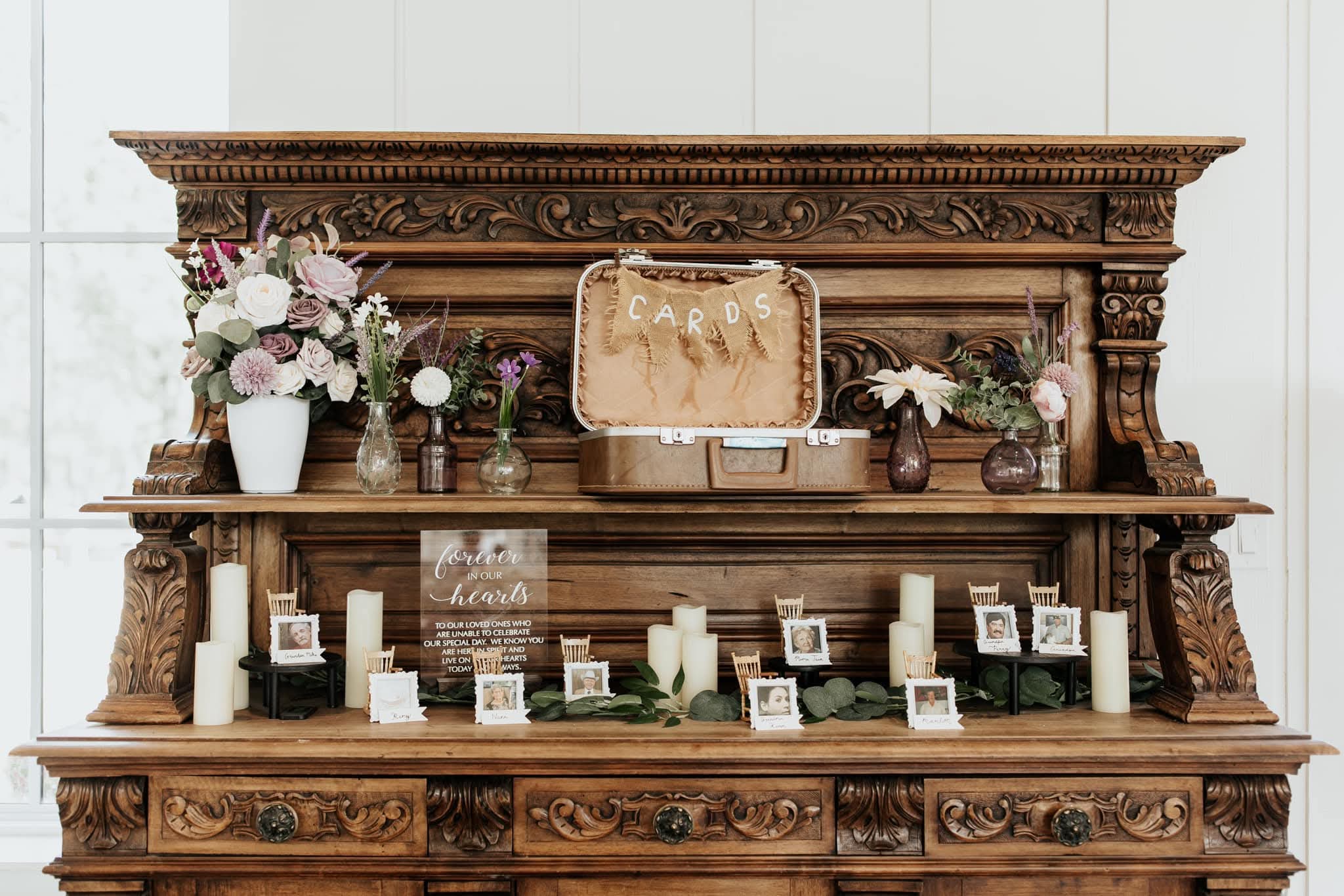 Memorial table display