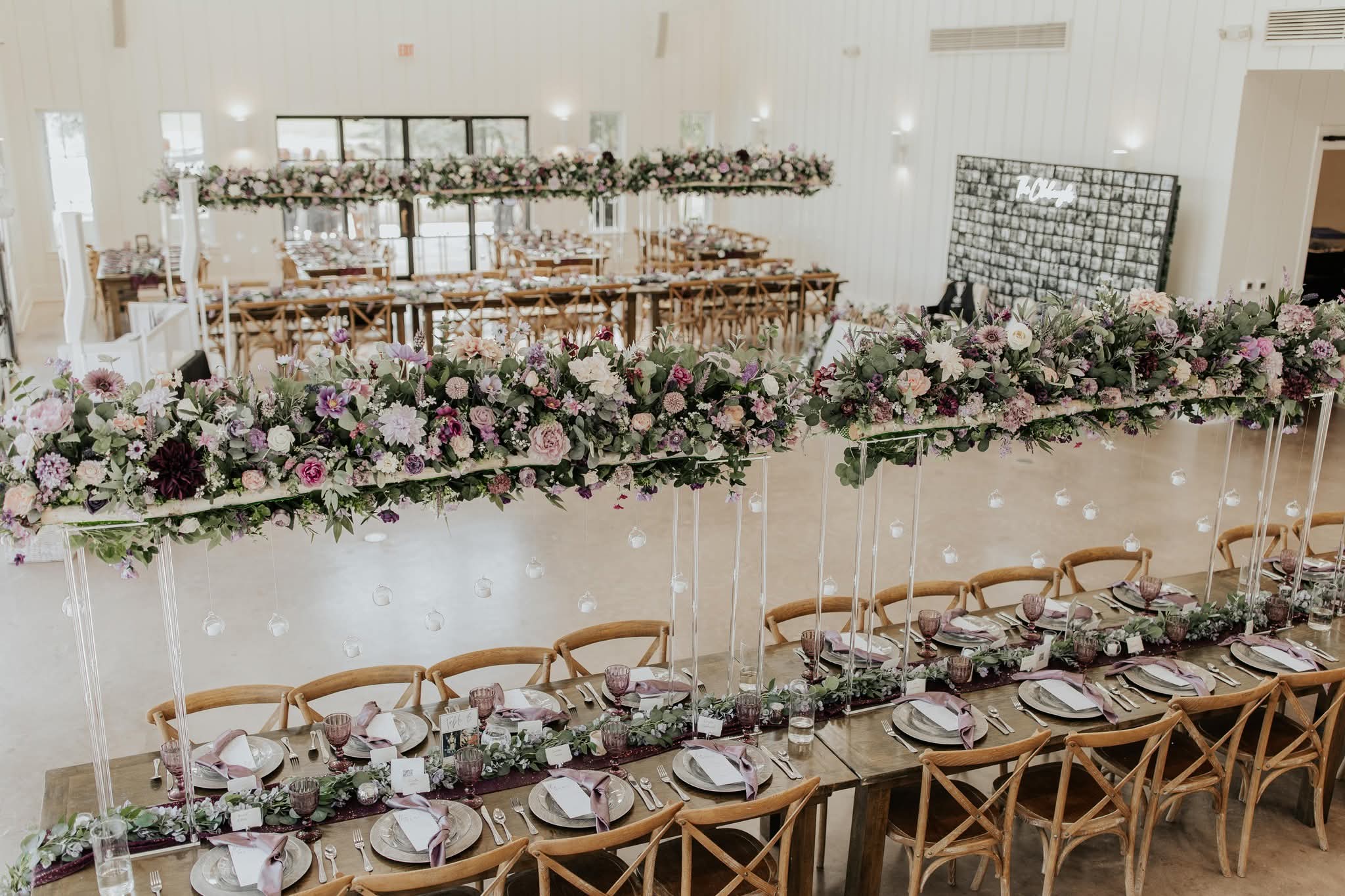 Reception decor detail