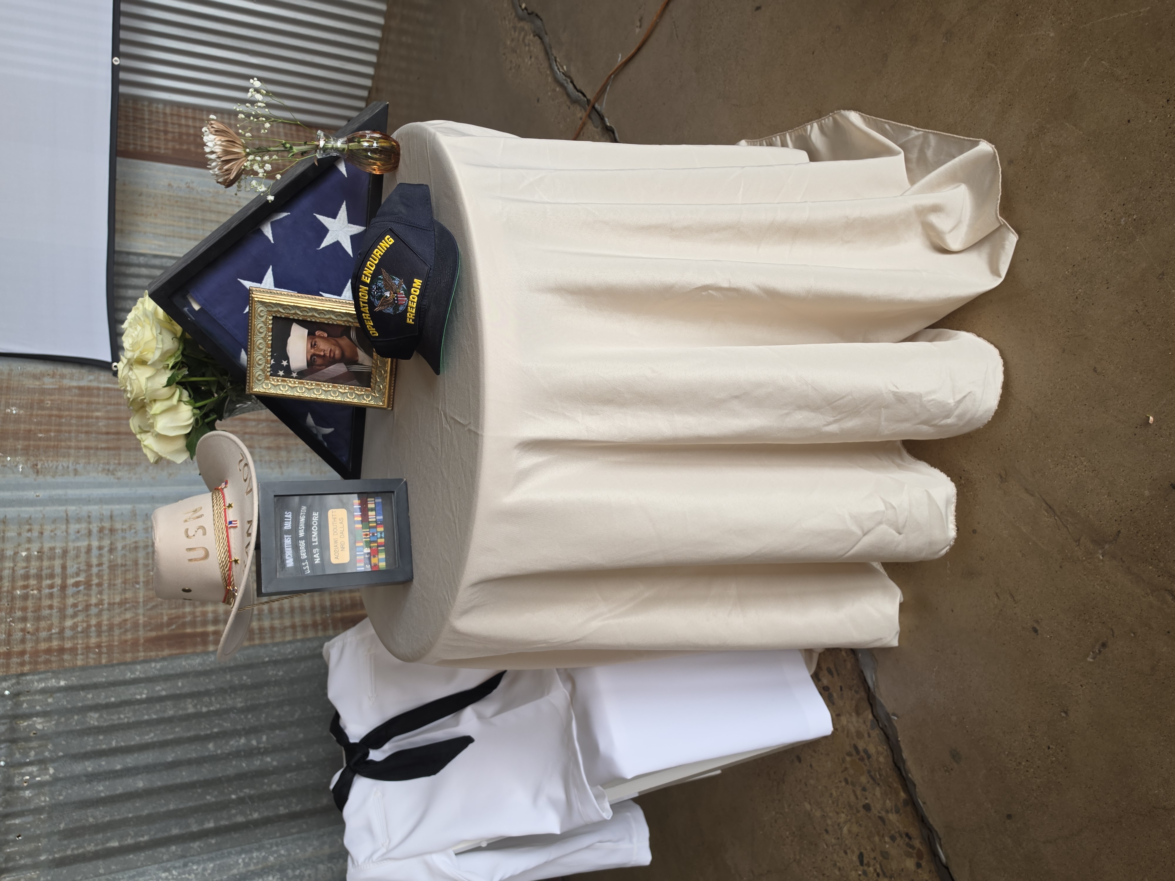 Military honor and legacy display
